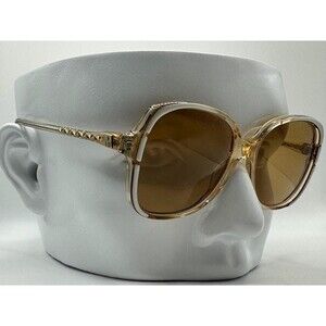 NEW Vintage Oversize Sunglasses | Non RX | Brown/White Plastic Frame | USA Made
